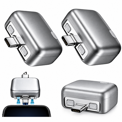 Universal Auto-Disconnect Charger Adapter – Type-C Fast Charging Separator