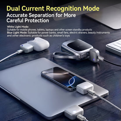 Universal Auto-Disconnect Charger Adapter – Type-C Fast Charging Separator
